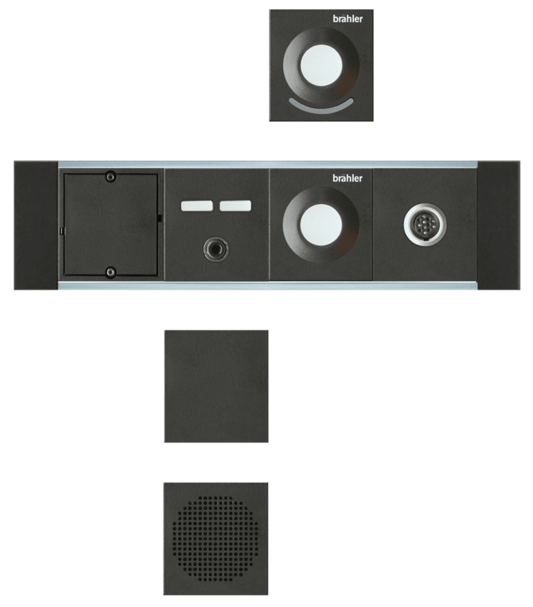 Variants flush-mount microphone unit modular 3+1