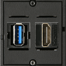 Custommodul Anschluss USB und HDMI