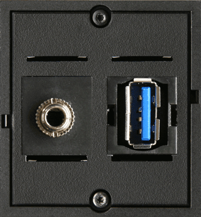 Custom module jack and USB