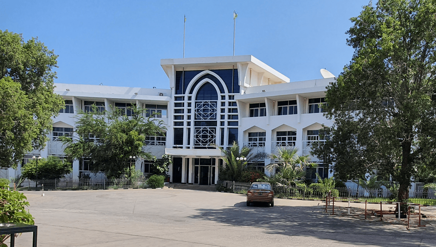 Gebäudeansicht des Außenministeriums Djibouti